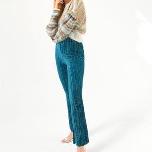 NEW Urban Outfitters Velvet Flare Pant Women's S